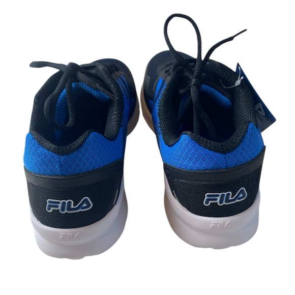 New Fila Men's Memory Finition 7, Black/Blue Size 10.5 - Picture 6 of 8